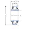 Подшипник UK207 (YSA207-2FKA) ISB – изображение 3