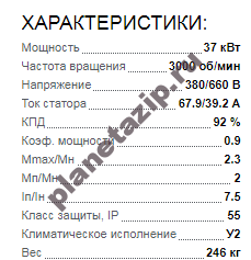 QIP Shot Screen 217 - Электродвигатель 5АИ 200 М2 37квт 3000 об/мин 380/660