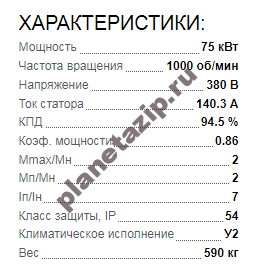 Электродвигатель АИР 280 S6 75квт 1000 об/мин 380 QIP Shot Screen 261 - Электродвигатель АИР 280 S6 75квт 1000 об/мин 380