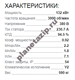 QIP Shot Screen 265 - Электродвигатель АИР 280 М2 132квт 3000 об/мин 380