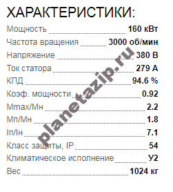 QIP Shot Screen 289 - Электродвигатель АИР 315 S2 160квт 3000 об/мин 380