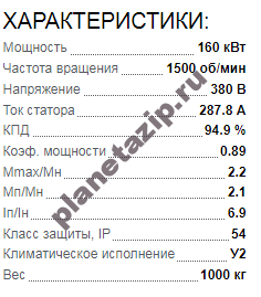 QIP Shot Screen 291 - Электродвигатель АИР 315 S4 160квт 1500 об/мин 380