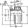 SER200dwg Подшипник SER208 ISB – изображение 3