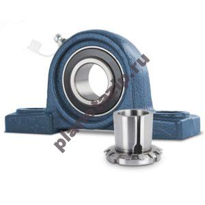 plummer block housing unit ukp205 h2305 shaft 20 mm 300x300 - Подшипниковый узел UKP208 ISB