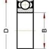 Высокотемпературный подшипник 6307 BHTS 2RS VT 250°-280° BECO – изображение 3