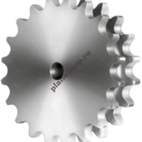 din8187 isor6063 8x7 32 2 500x500 45 Звездочка приводная без ступицы ASA 80-2 (16A-2) Z 32 зуба для двухрядной роликовой цепи ANSI