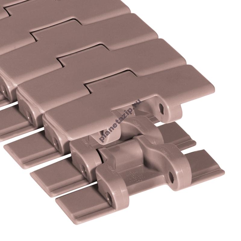 Поворотные пластиковые пластинчатые цепи System Plast