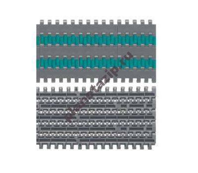 2251 jede 2 teilung gummiert bild 510x349 400x349 - Модульная лента 2251 Flat Top с резиновыми накладками