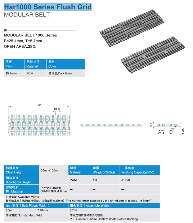 izobrazhenie 2025 08 02 220304980 - Лента модульная Har1000 Series Flush Grid