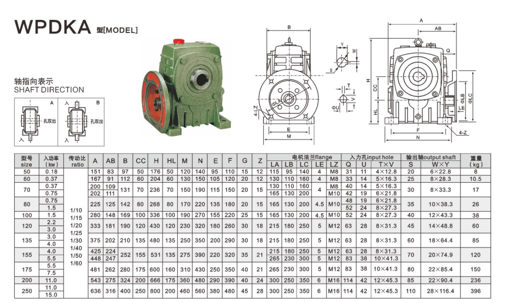 Редуктор червячный чугунный WPDKA-60 izobrazhenie 2025 08 11 110055411 - Редуктор червячный чугунный WPDKA-60
